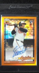 2026 Topps Chrome Samuel Basallo Orange /25 ON CARD AUTO #91CA-SB Orioles RC