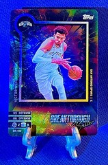 2025 Topps Match Attax Breakthough Ballers Holo Foil Victor Wembanyama #BB AR 🔥