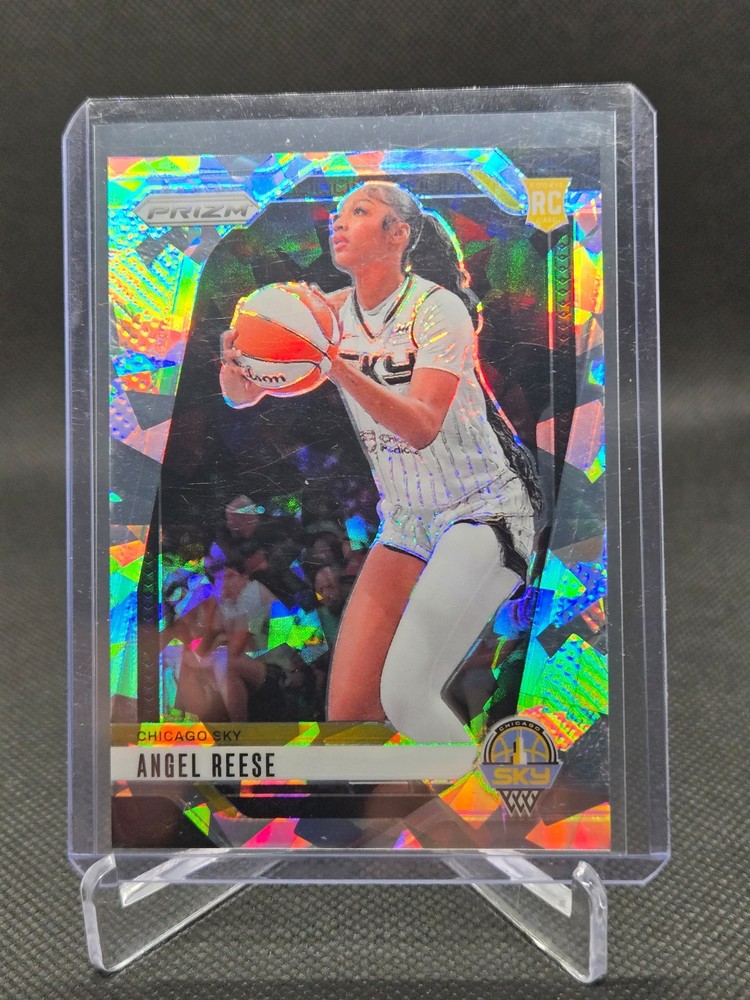 2024 Panini Prizm WNBA #10 Angel Reese Ice Prizms