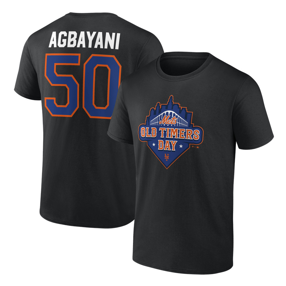 Men&rsquo;s Benny-Agbayani Black New York Mets Old Timers Day T-Shirt