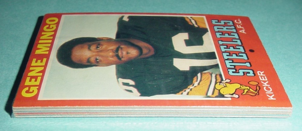 1971 Topps Football Sealed cello 10 Pack #227 Gene Mingo #244 Jackie Smith HOF