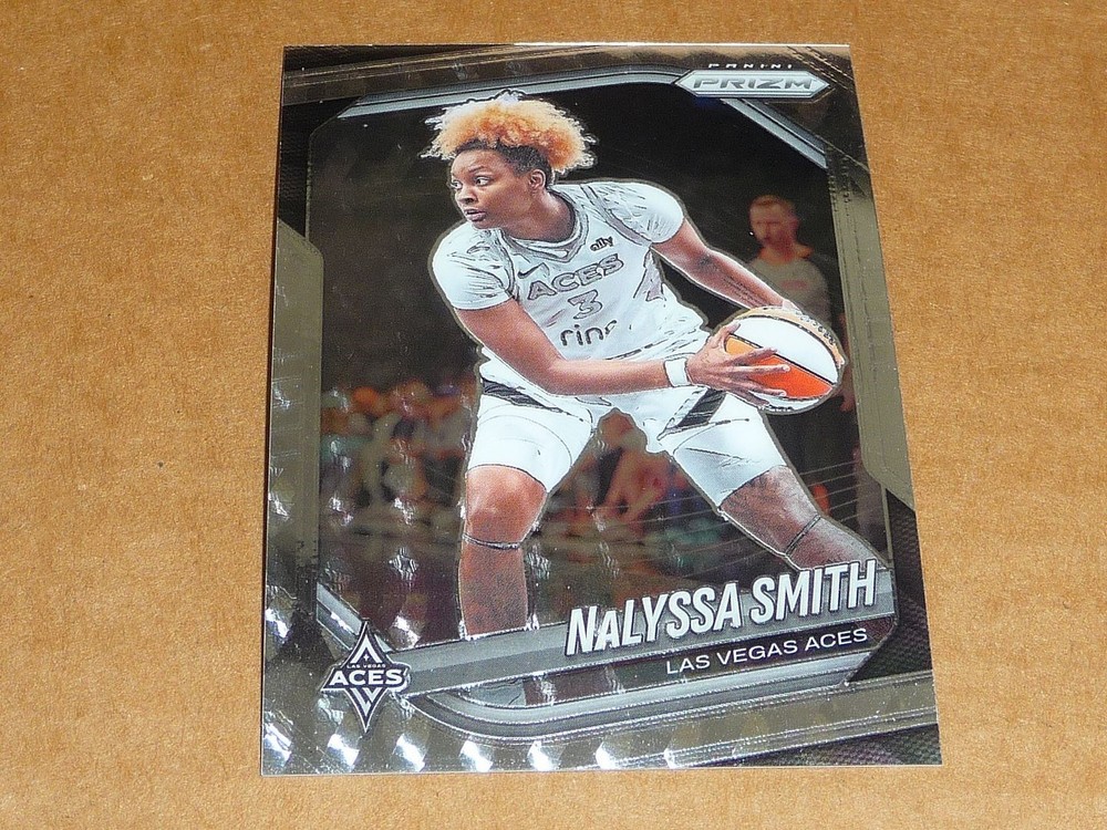 2025 Panini Prizm WNBA SWIRL PRIZM PARALLEL NALYSSA SMITH ACES #119