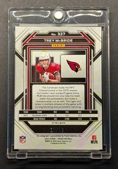 TREY MCBRIDE Rookie Auto 2022 Panini Purple Power Prizm SP /49 RC