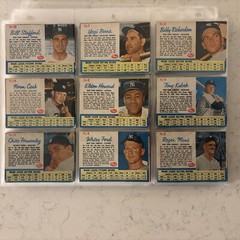 1962 Post Cereal Baseball Cards -You Pick – Stars,Semi-stars And Short Prints!