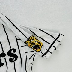 Hanshin Tigers Jersey Mens Small White Japan NPB Baseball Hojoh 2 Mizuno