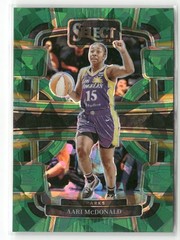 2024 Panini Select WNBA #91 Aari McDonald Prizms Green Ice