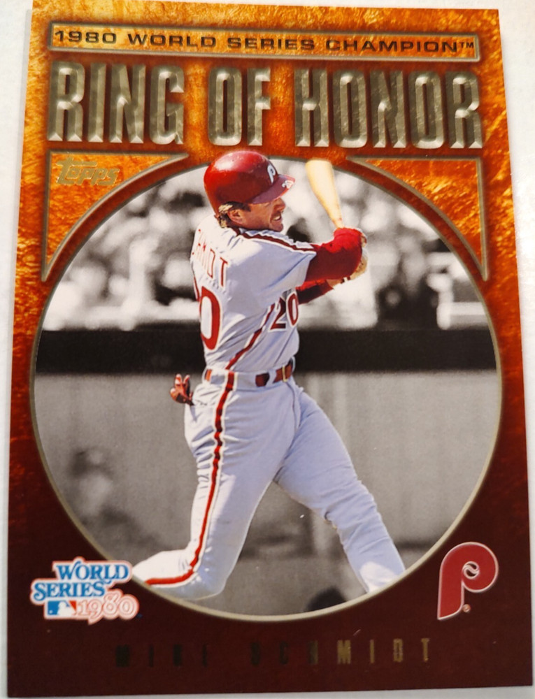 2009 Mike Schmidt Topps Promo Ring of Honor Card # RH32