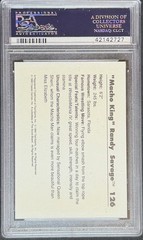 1990 Classic WWF Randy Savage #126 Macho Madness PSA 10