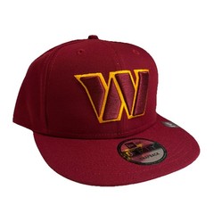 New Era Washington Commanders 9FIFTY NFL Adjustable Snapback Hat Cap OSFM