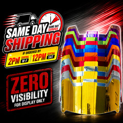 MIRRORED Full Size Football Helmet Visors Comes With Set of Clips DISPLAY ONLY