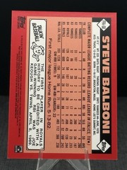 2012 Topps Archives Fan Favorites Autograph #FFA-SB Steve Balboni Auto Royals