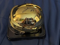 Jonathan Marchessault Signed VGK Golden Knights Mini Helmet! Conn Smythe Winner