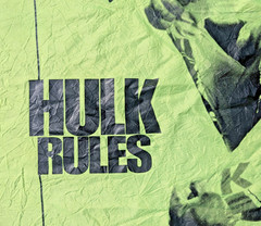 Hulk Hogan WWE Tapestry 1990 Titan Sports Wrestling Tapestry Neon Green 39&Prime;x45 « 