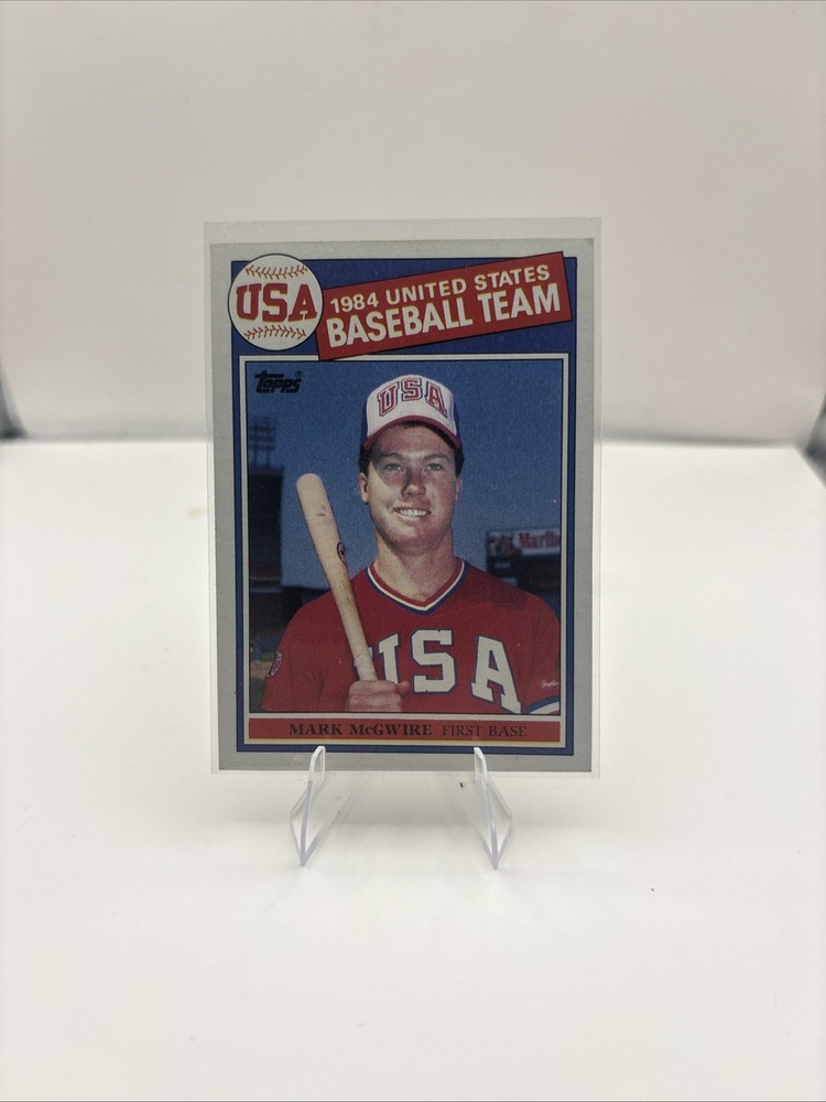 Topps 1985 Mark McGwire United States Base Set #401 Baseball Card