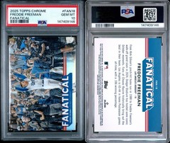 2025 Topps Chrome – Fanatical Freddie Freeman #FAN-18