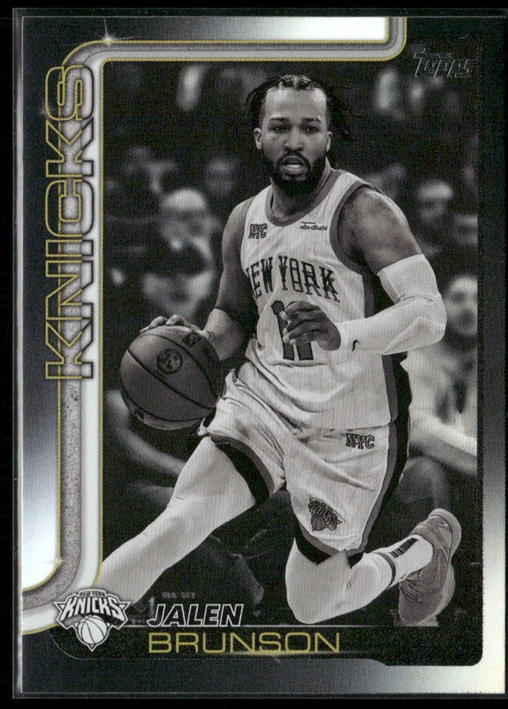 2025-26 Topps #14 Jalen Brunson Blackout