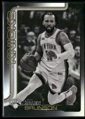2025-26 Topps #14 Jalen Brunson Blackout