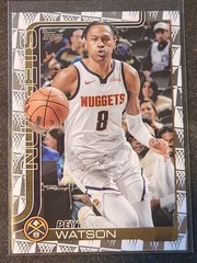 PEYTON WATSON 2025-26 Topps NBA Season Tip Off #106 Flagship DENVER NUGGETS Mint
