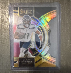 Panini Select 2023 Rookie Jaxon Smith-Njigba Seahawks Black and Yellow Die-Cut