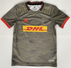 Adidas Harlequins 2021/22 Rugby Jersey Kids 11-12 Years L Third European DHL