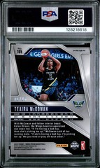 2024 Panini Prizm WNBA – TEAIRA McCOWAN #105 – MOJO PRIZM /25 – PSA 9 – Mojo /25