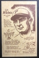 Bill McKechnie 1978 Bob Parker Baseball Card 3 1/2&Prime; x 5 1/2&Prime;