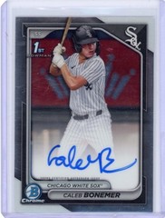 Caleb Bonemer 2024 Bowman Draft Chrome Prospect 1st Auto #CPA-CBO White Sox RC