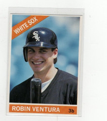 1991 Robin Ventura Baseball Cards Magazine Hand Cut Card #69 Free Ship (G69)