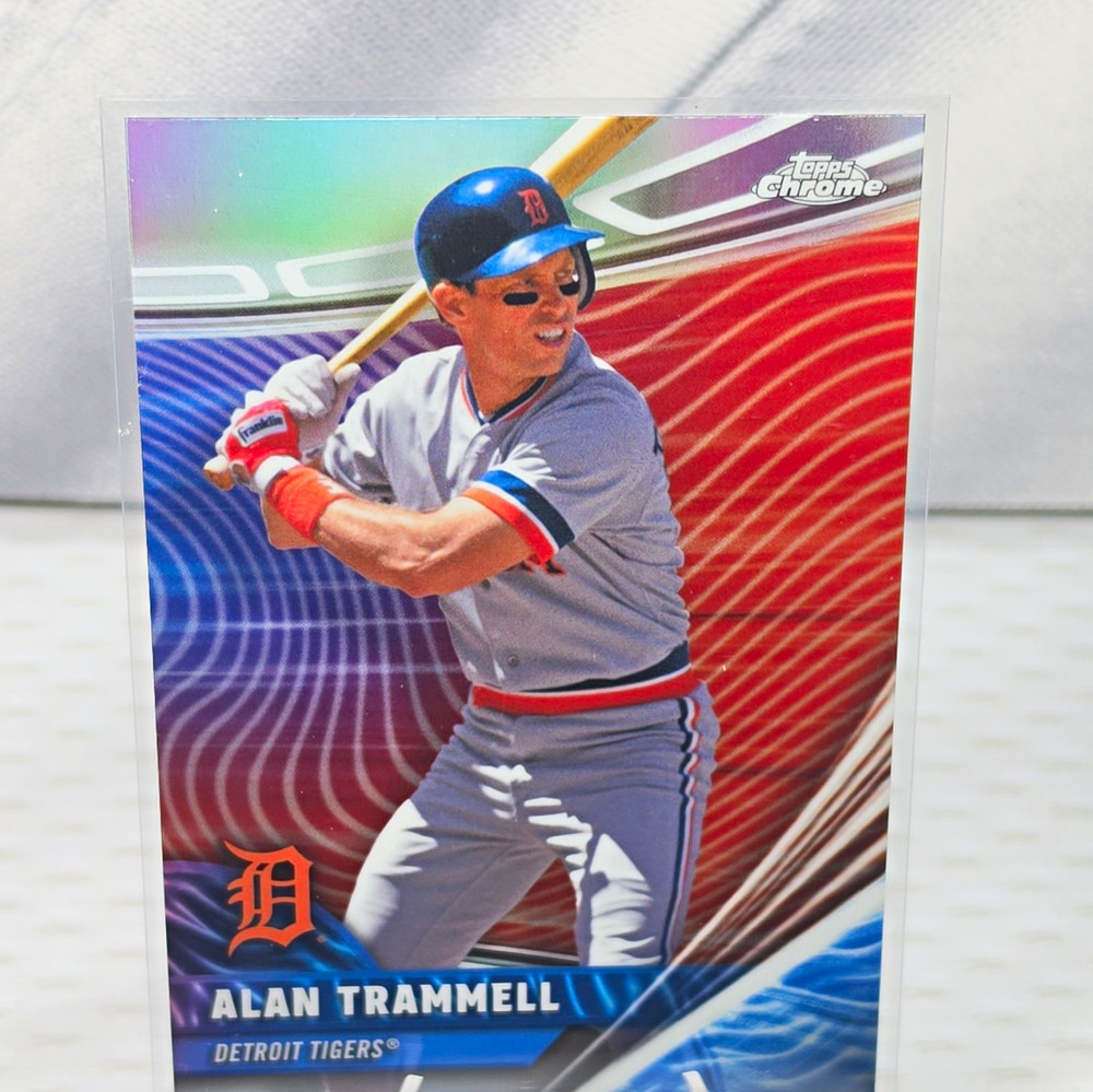 Topps 2026 Topps Chrome Chrome Rivals Alan Trammell Tigers Insert #RVA-19