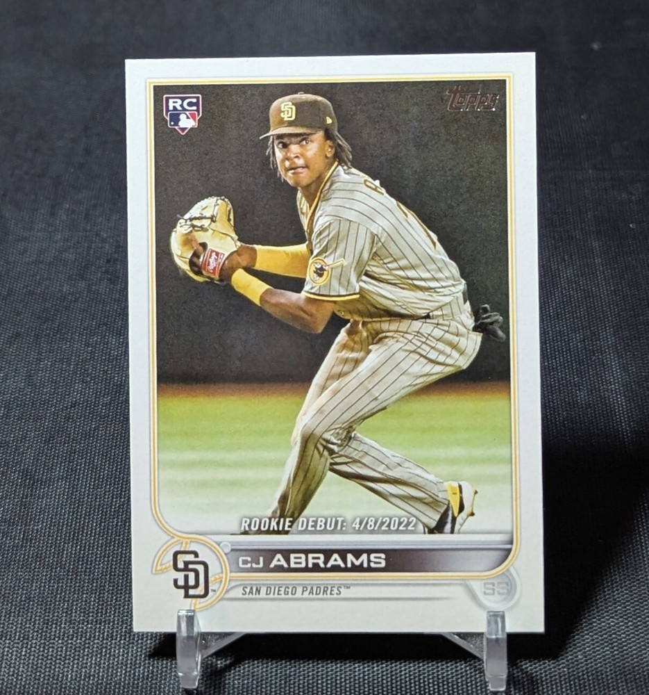 CJ Abrams MLB Debut Rookie RC 2022 Topps Update Card #US327 San Diego Padres
