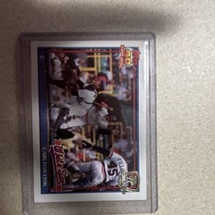 Topps 1991 Topps desert shield Carlton Fisk #170 Chicago White Sox