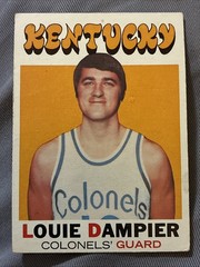 Topps 1970-71 Louie Dampier #224 Kentucky Colonels ABA Basketball Card Base