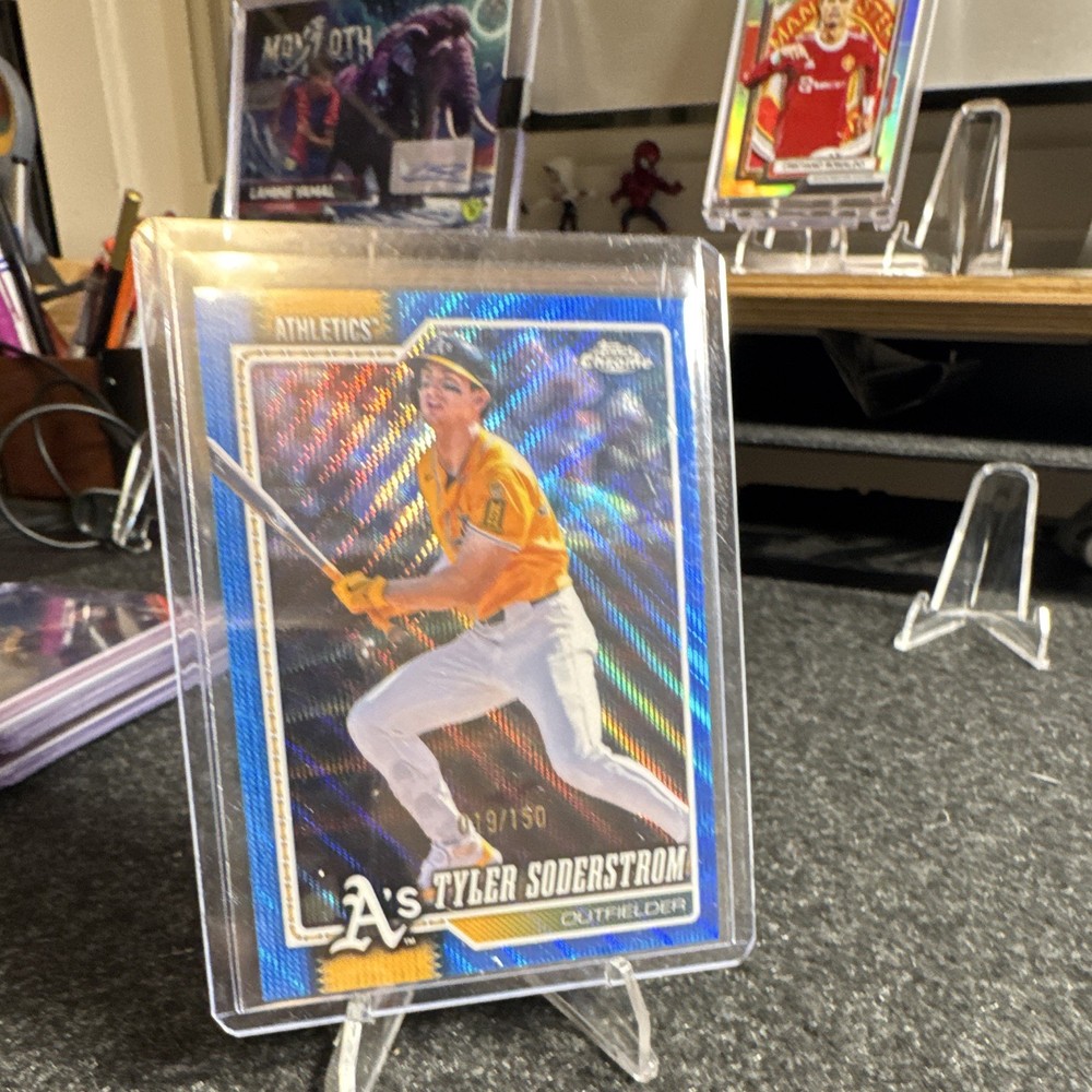 Topps 2020 Bowman Draft Chrome Tyler Soderstrom #BD-119 Blue Refractor RC /150