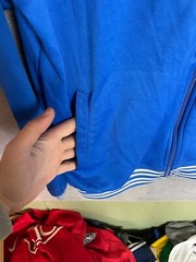 Queens Park Rangers QPR Training Jacket WIth Zipped Blue nike Mens Size M