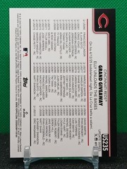 Elly De La Cruz Black Orange Foil 2025 Topps Update #US235 Cincinnati Reds