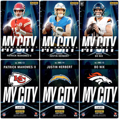 (32) 2024 Panini Instant Football – NFL MY CITY 1/587 SP – Complete Set – RC 🔥