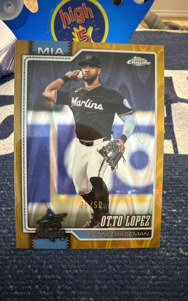 2026 Topp’s Chrome Gold RayWave Refractor – Otto Loose #116 – 26/50