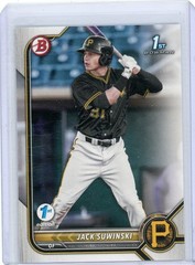 2022 Bowman 1st Edition Jack Suwinski Pirates 1st Bowman Base Paper #BPPF-84