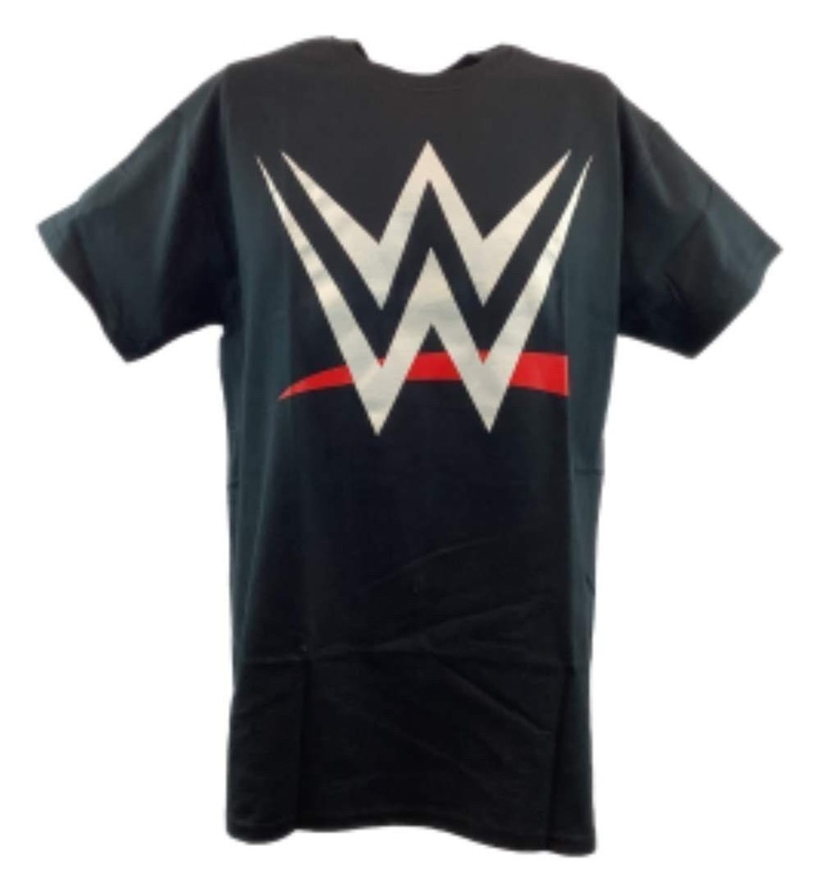 2015 New Logo World Wrestling Entertainment Mens Black T-shirt