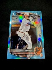 2025 Bowman Draft – Chrome Caden Bodine #BDC-63 Sky Blue Refractor (RC)