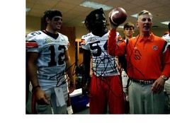 BRANDON COX, QUENTIN GROVES AUBURN TIGERS SIGNED 8X10 PHOTO W/COA