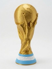 30cm_3D Printed Argentina 2022 Champion FIFA World Cup Champion Trophy Replica