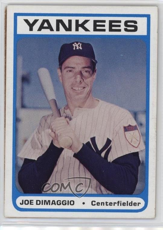 1972 Bowery Bank Joe DiMaggio Joe DiMaggio HOF e6p