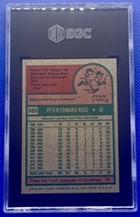 1975 Topps Pete Rose #320 SGC 8 GC618