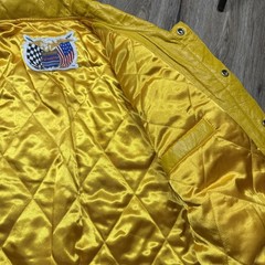 Nascar Jacket Mens L Yellow M&M Elliot Sadler JH Design Jeff Hamilton Chase
