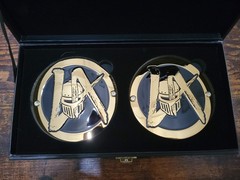 Official WWE LA Knight Replica Side Plate Box Set for Title Belt