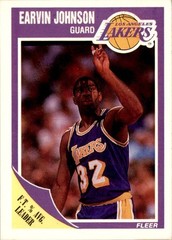 1989-90 Fleer Earvin Johnson Los Angeles Lakers #77