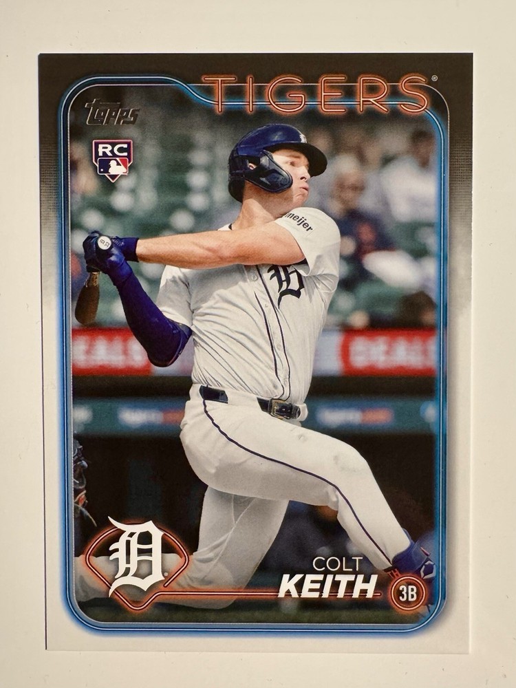 2024 Topps Update Colt Keith RC Super Box Companion Variation SP #US73 No Code