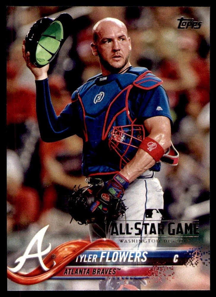 2018 Topps – Tyler Flowers #328 Braves All Star Game Stamp SP