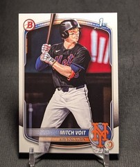 Mitch Voit 1st Prospect Rookie RC 2025 Bowman Draft Card #BD-71 New York Mets